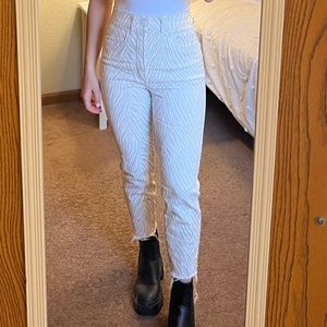 EXPRESS TAN zebra pants. SIZE 23